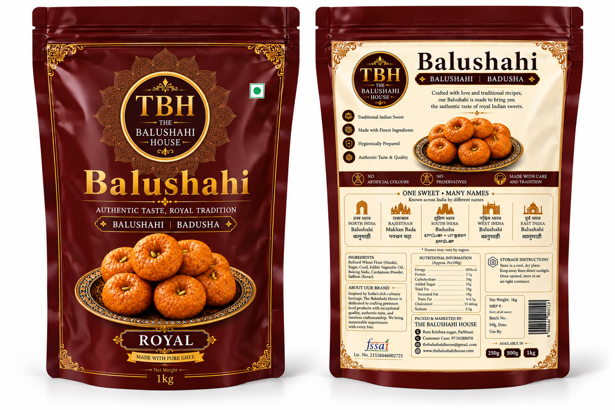TBH-ROYAL DESI GHEE BALUSHAHI 1KG PACK