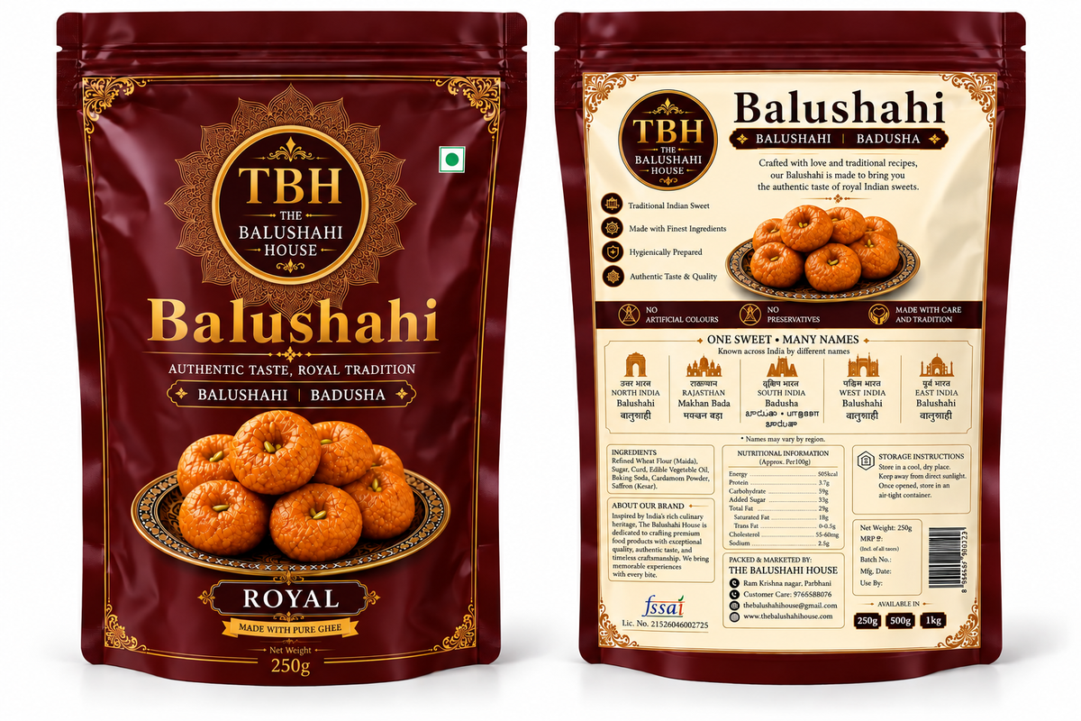 TBH-ROYAL DESI GHEE BALUSHAHI 250GM PACK